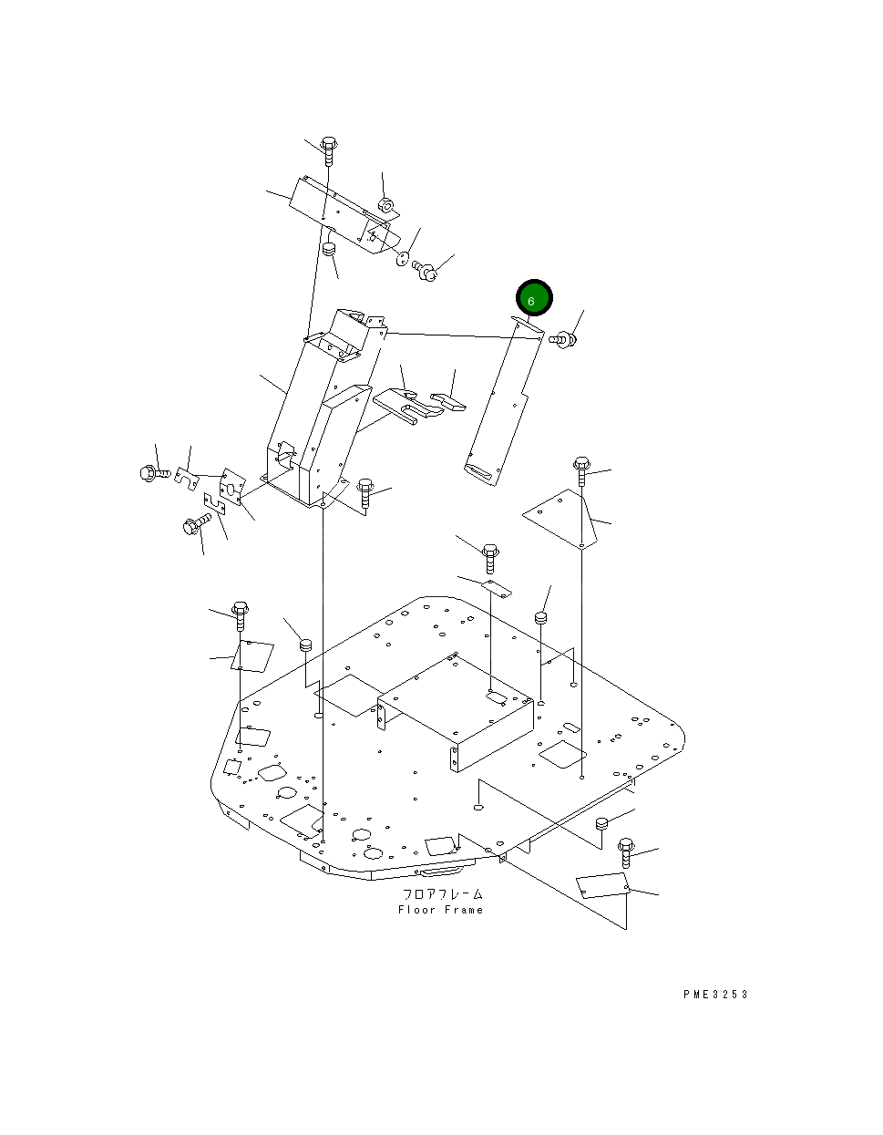 Крышка 416-54-22230 Komatsu