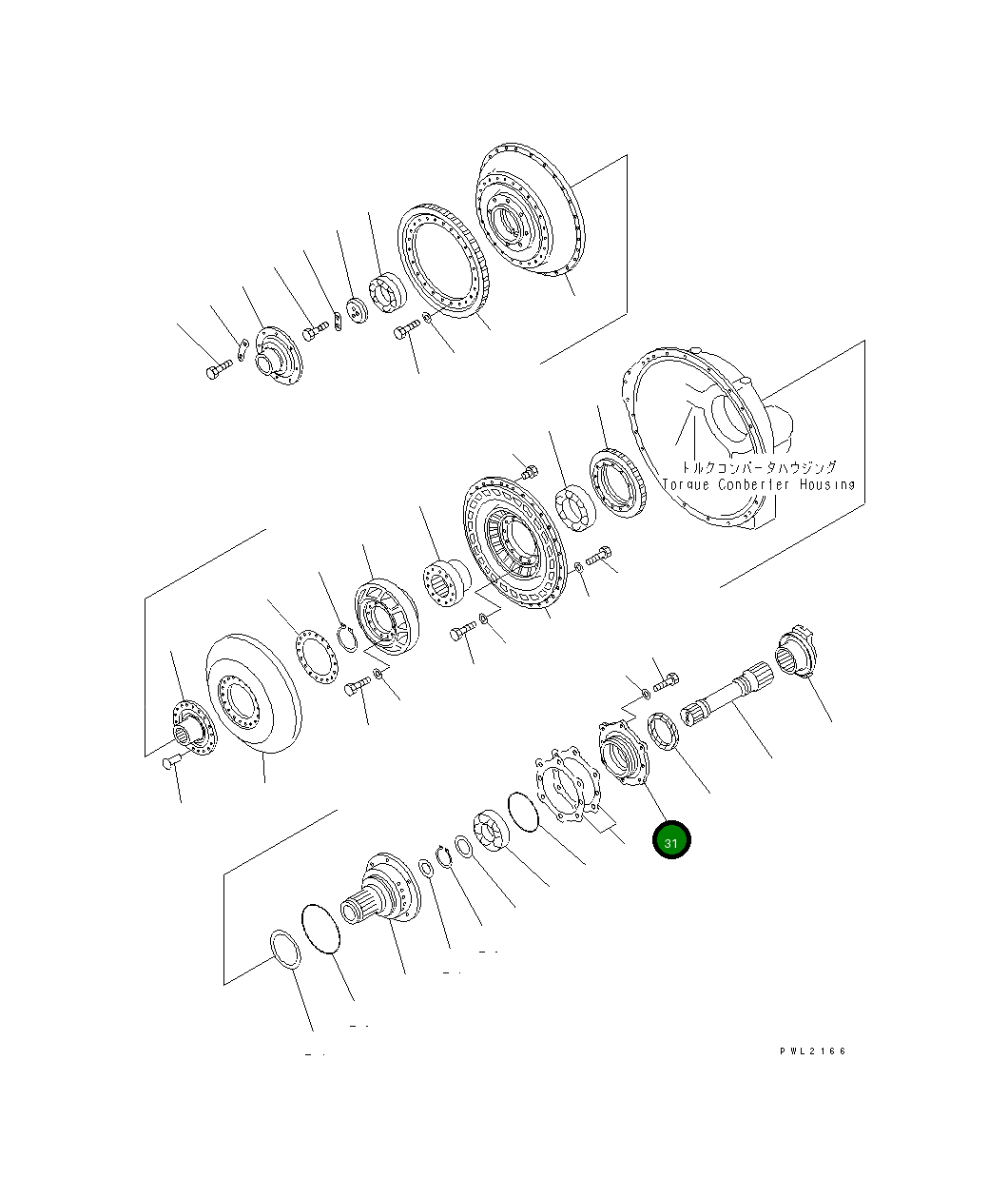 Крышка 15A-13-12720 Komatsu