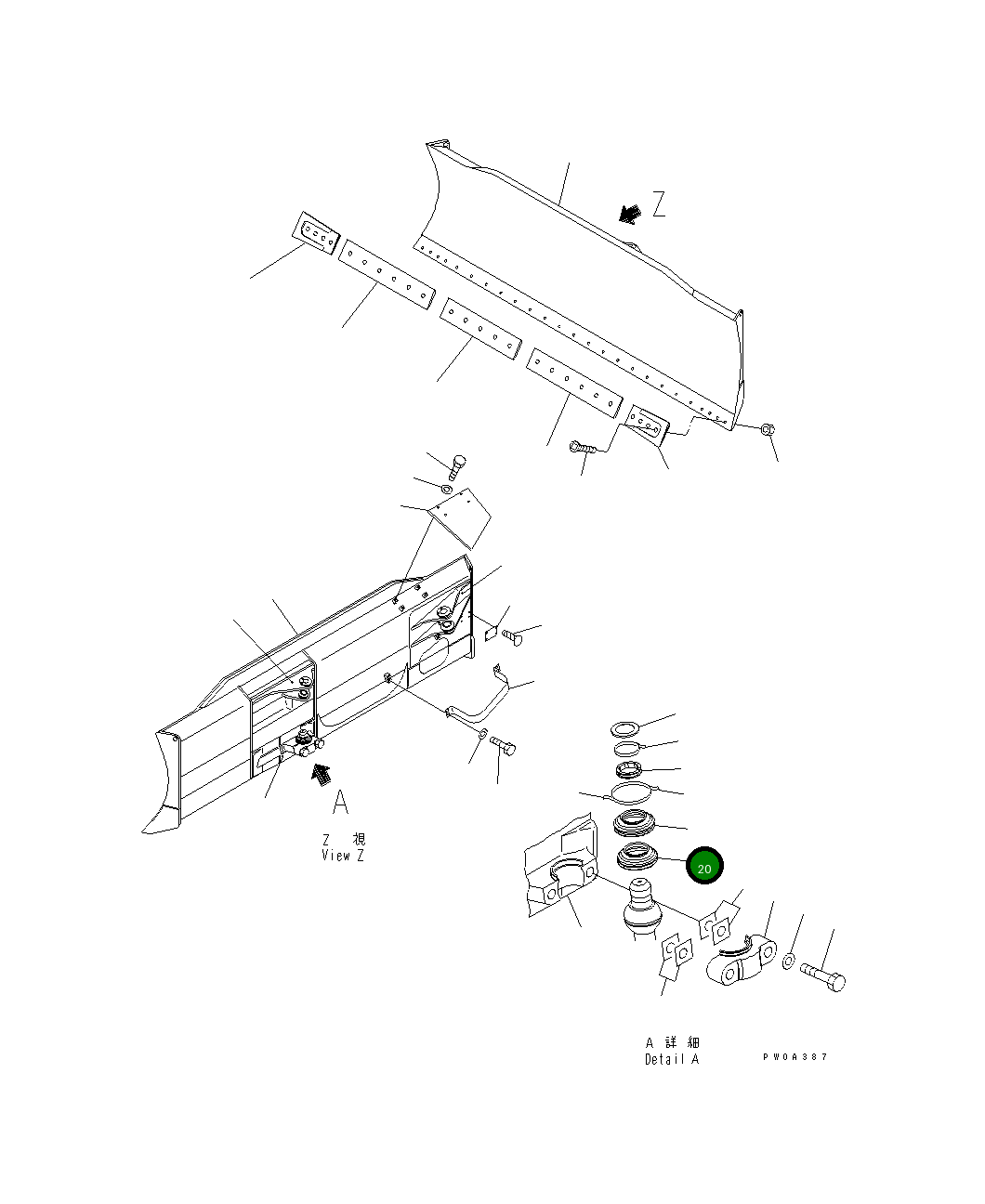 Крышка 124-72-51710 Komatsu