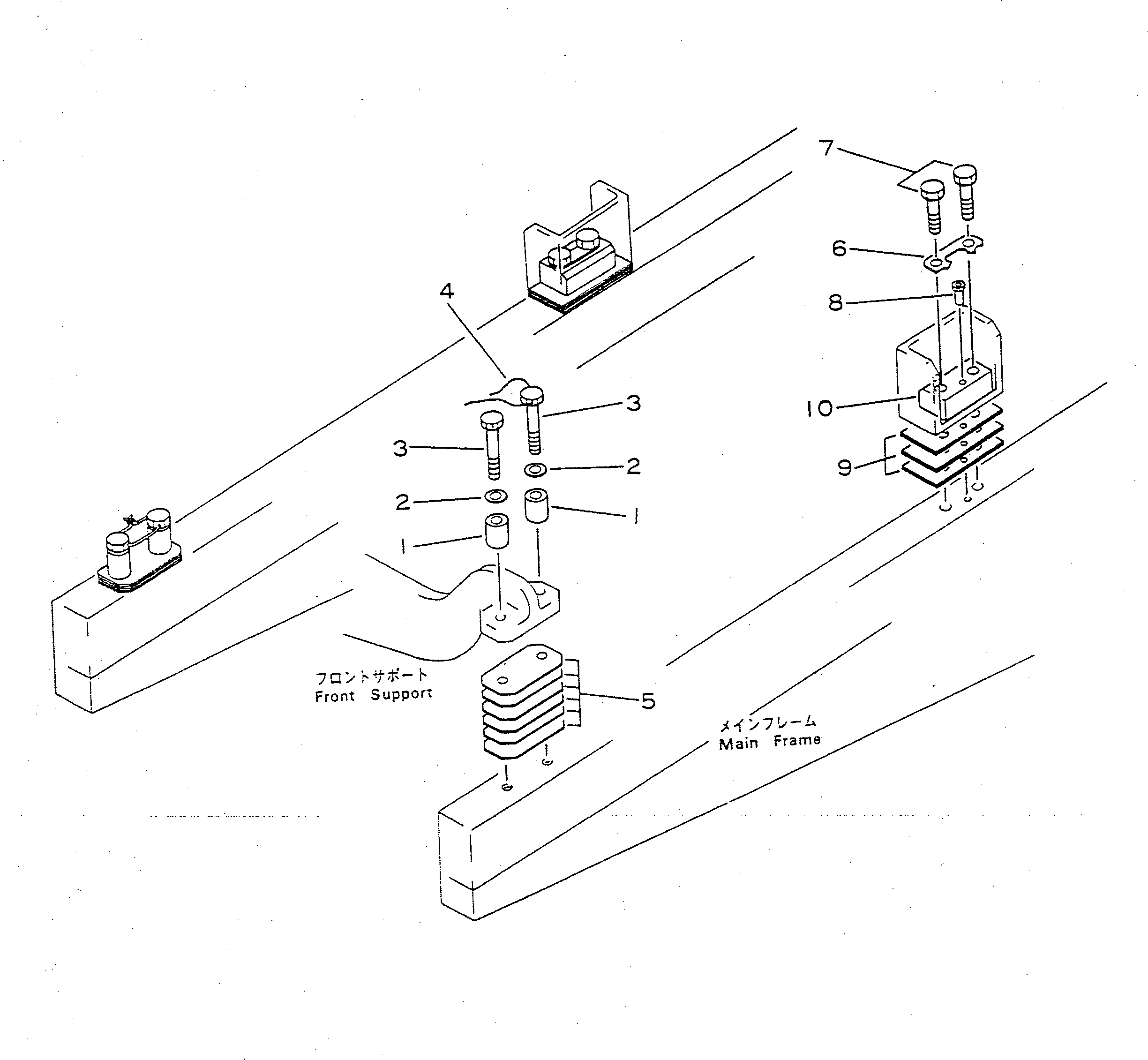 Болт 01015-32200  Komatsu