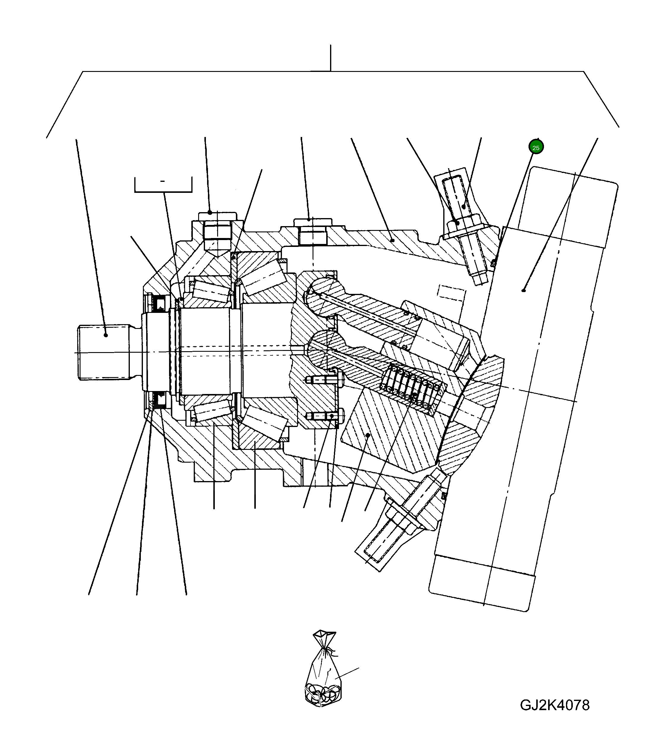 Кольцо уплотнительное (O-Ring) 42U-17-H0P66 Komatsu
