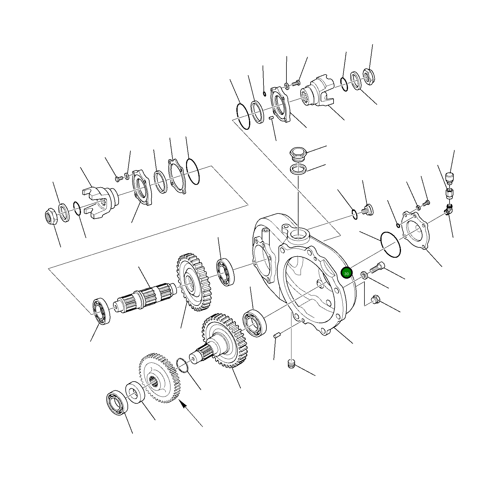 Кольцо уплотнительное (O-Ring) DG76K23 Komatsu