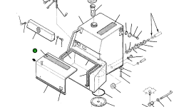 Крышка 21D-04-11140 Komatsu