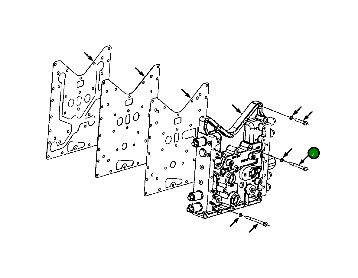 Болт 1438 241 H1 Komatsu