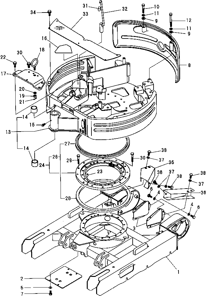Болт YM26116-120352 Komatsu