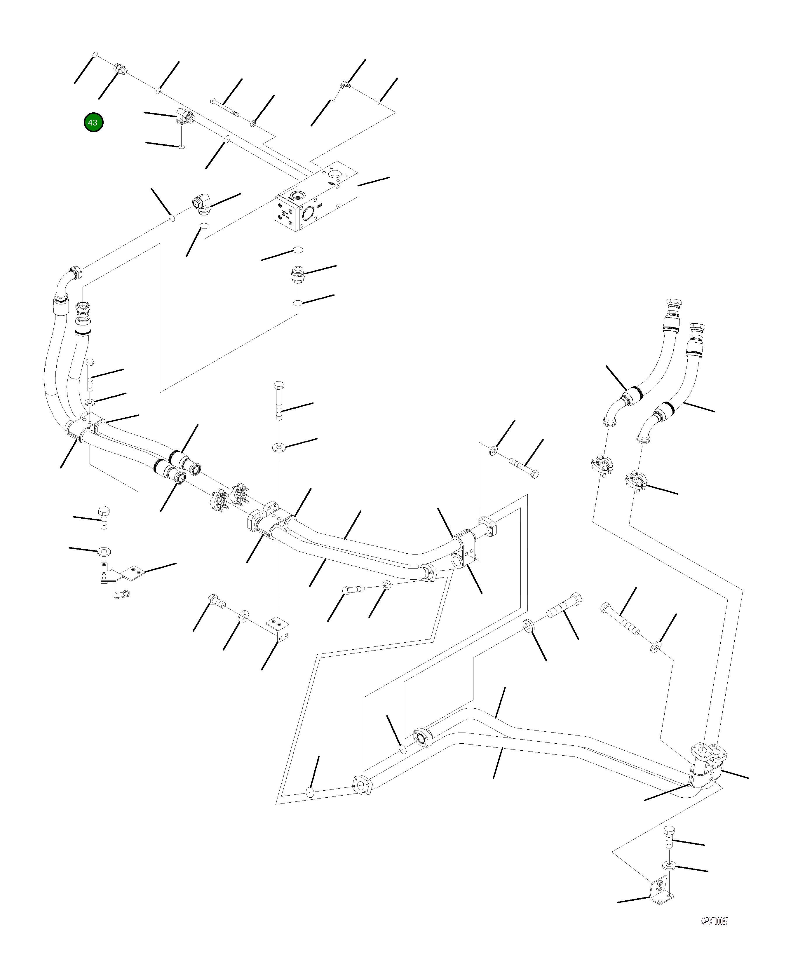 Кольцо уплотнительное (O-Ring) 4A1-60-22350 Komatsu