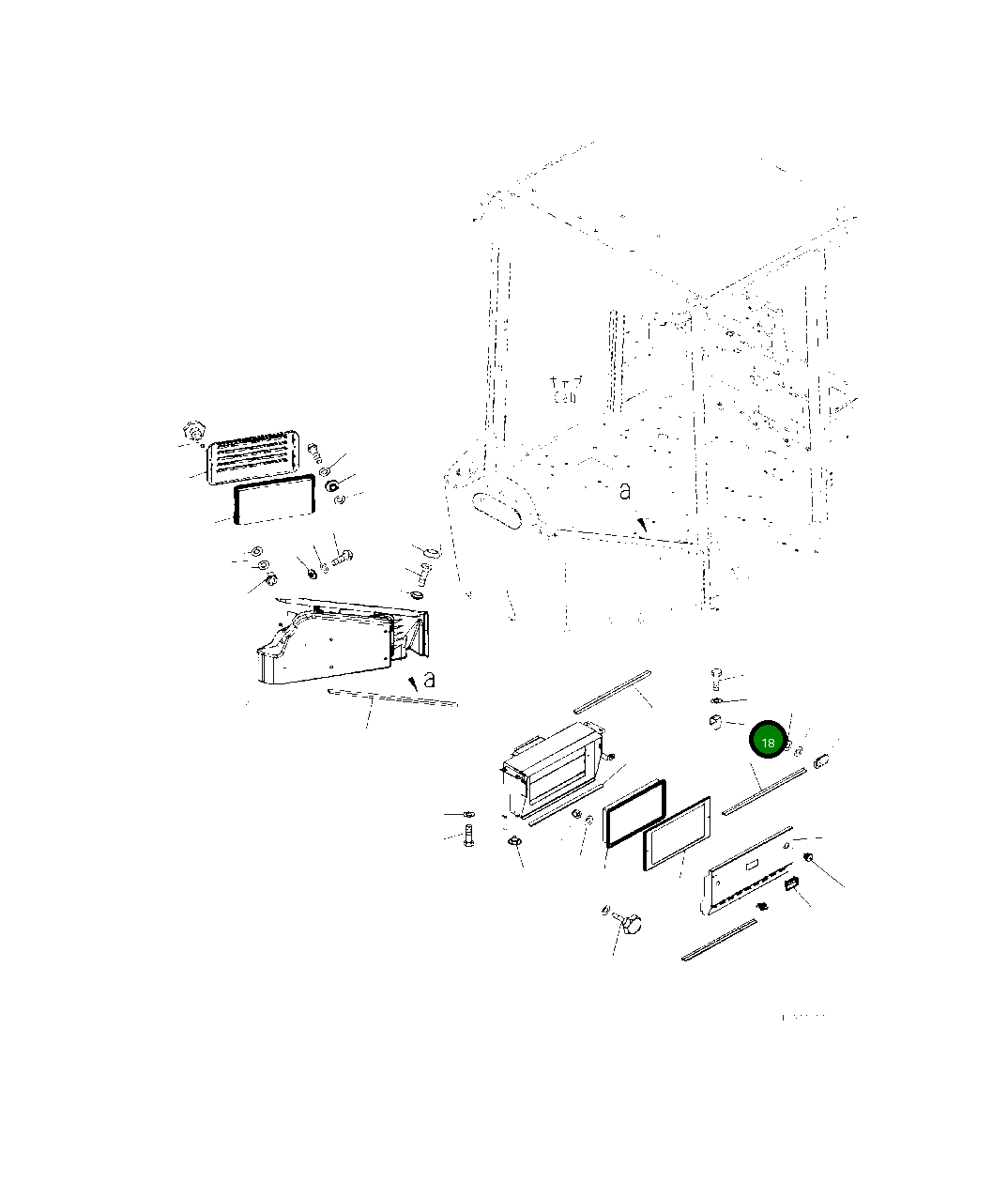 Крышка 419-07-55470 Komatsu
