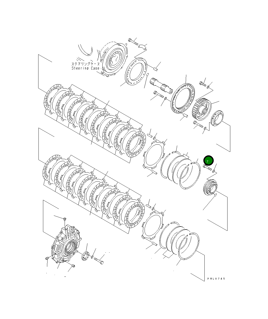 Болт 01011-61660 Komatsu