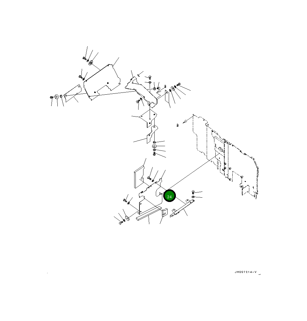 Крышка 20Y-54-71572 Komatsu