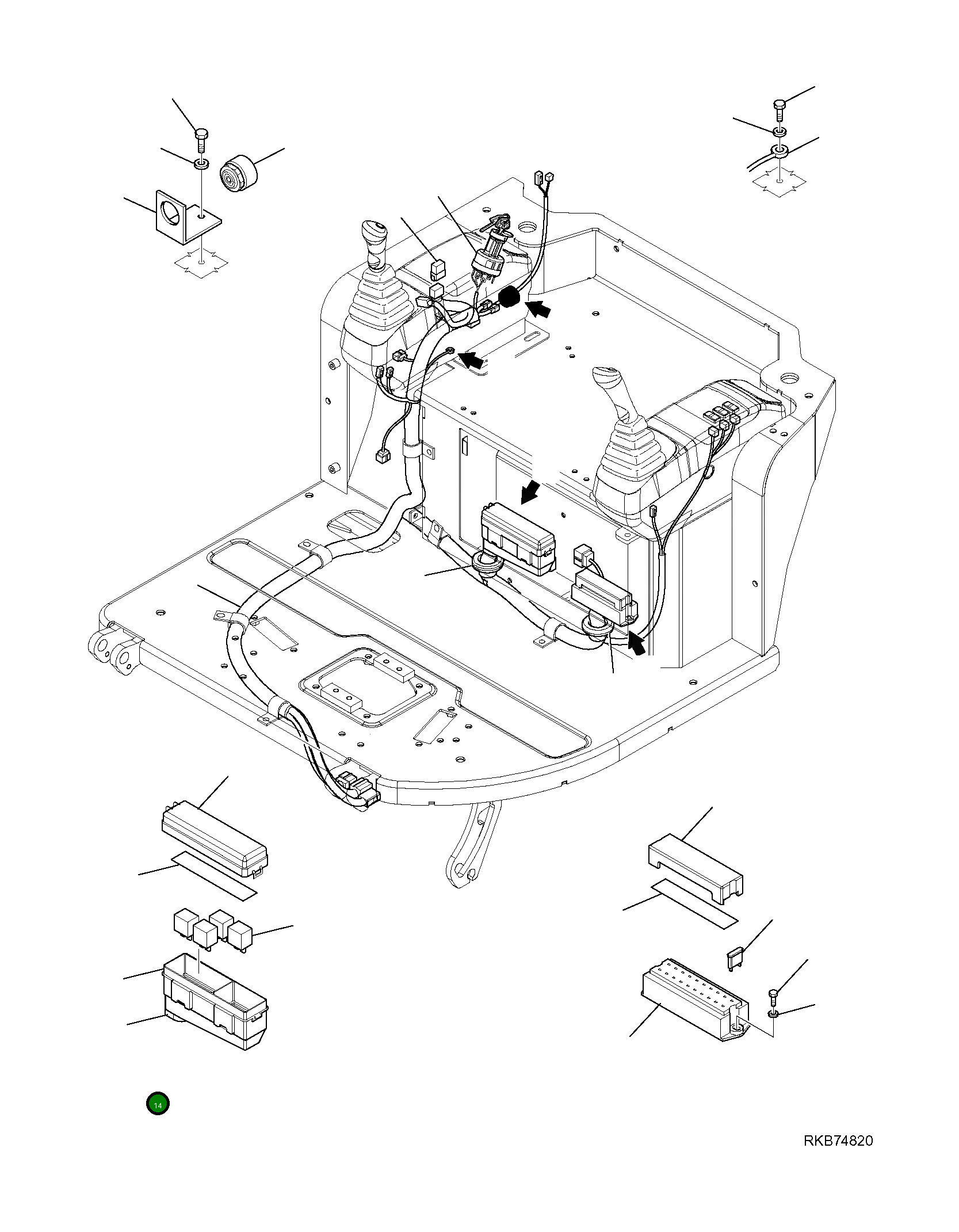 Крышка 22L-09-R3F40  Komatsu