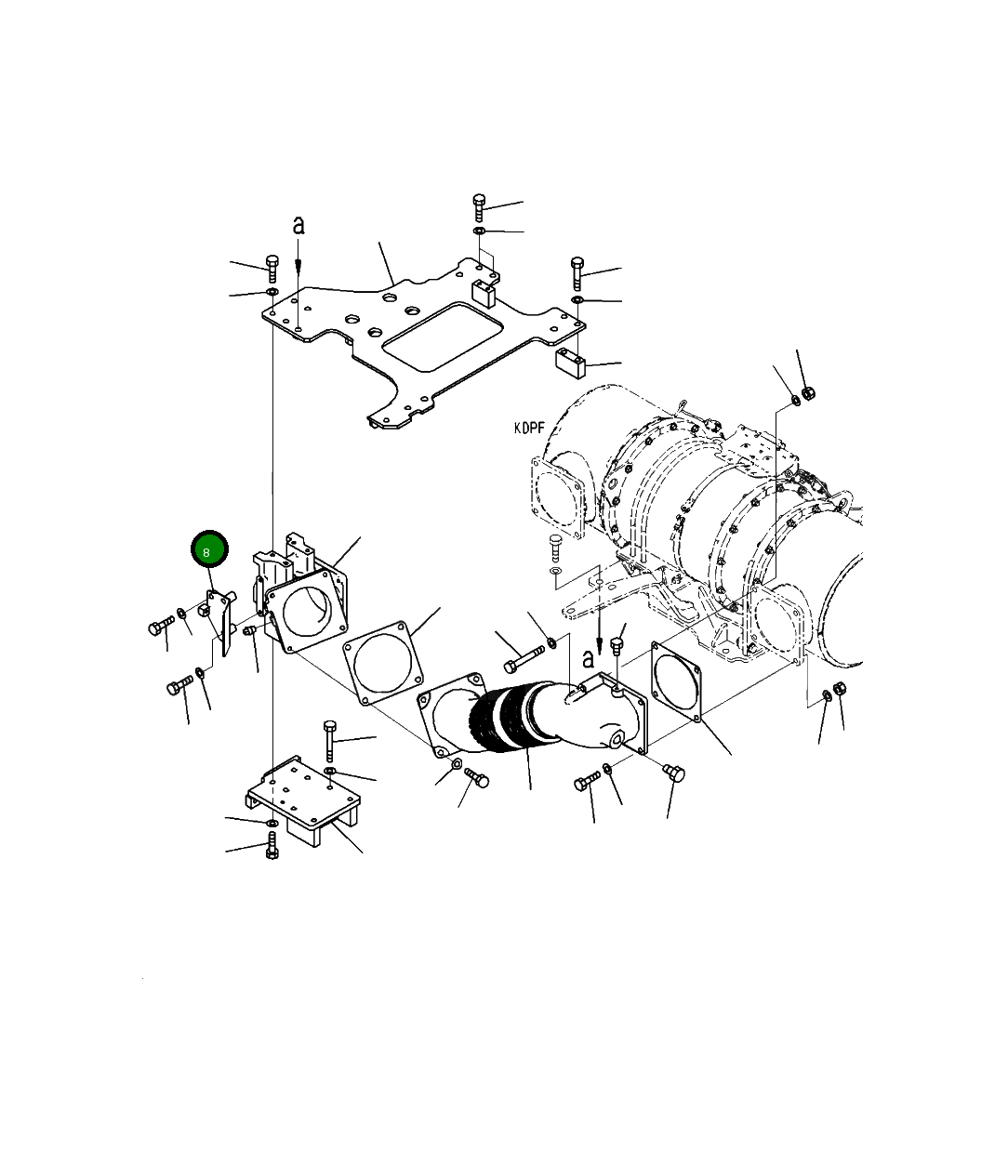 Крышка 6262-11-5920 Komatsu