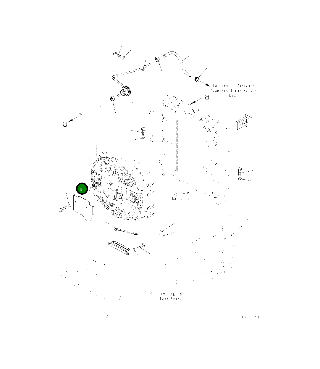 Крышка 419-03-52621 Komatsu