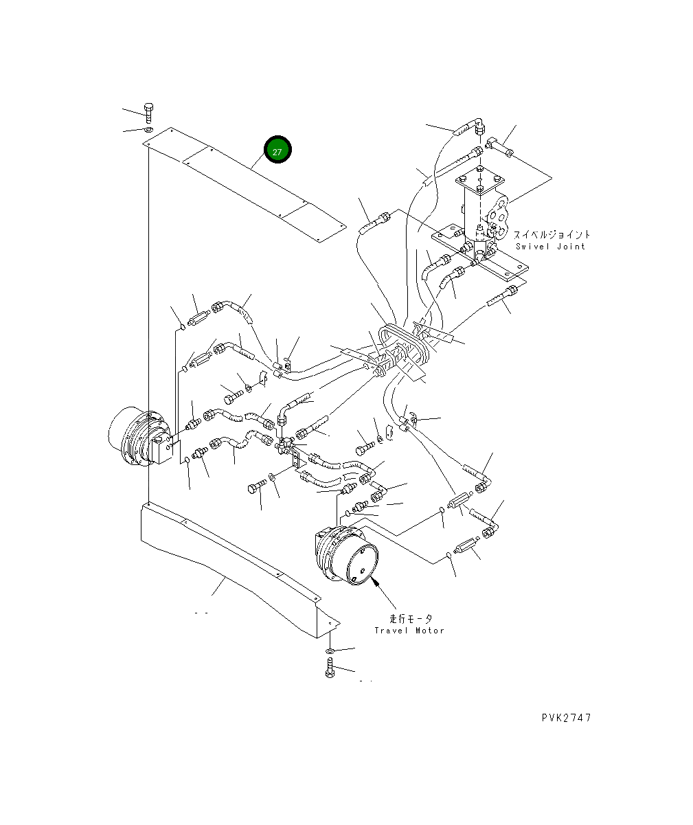 Крышка 10S-62-21181  Komatsu