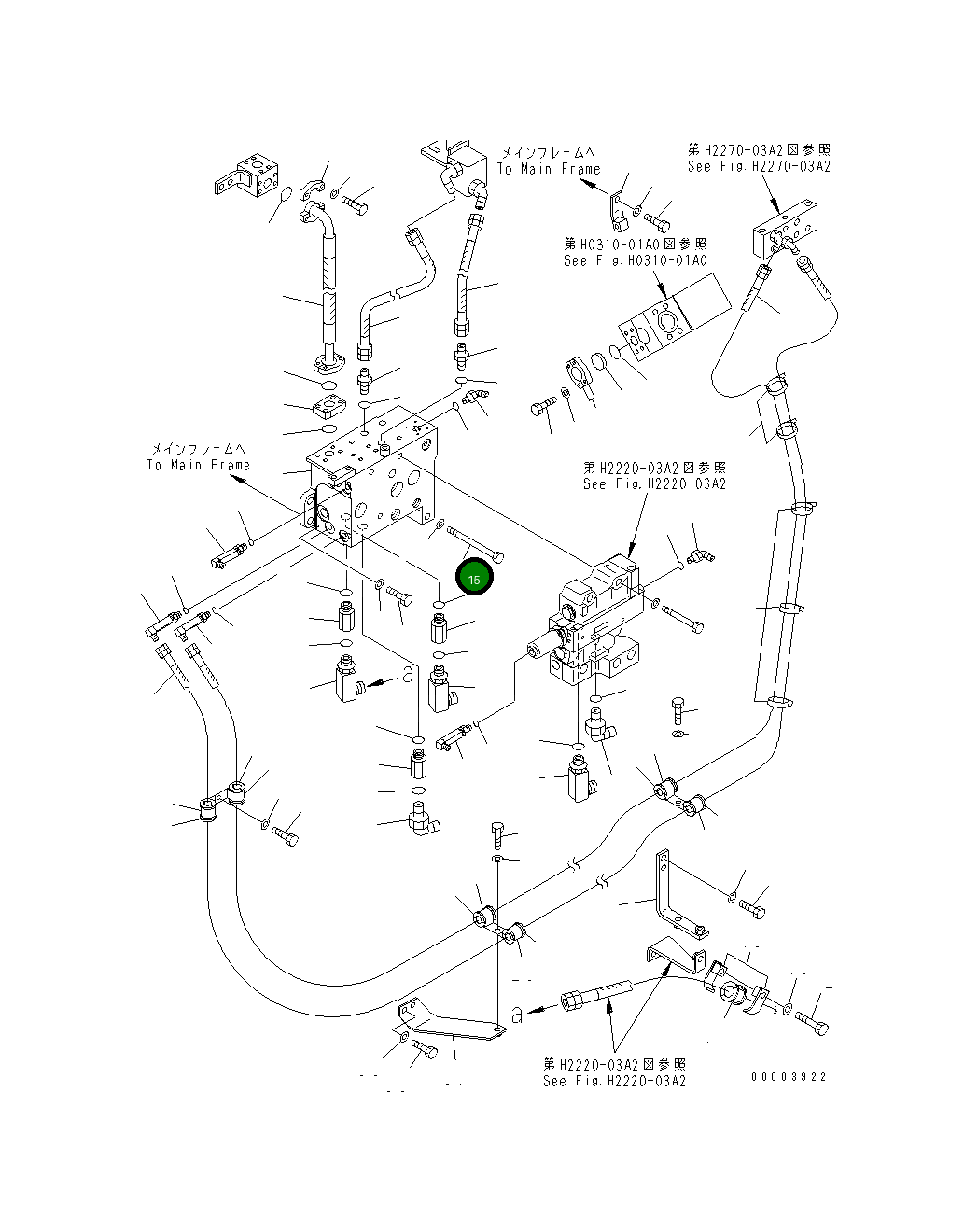 Болт 01011-81665 Komatsu