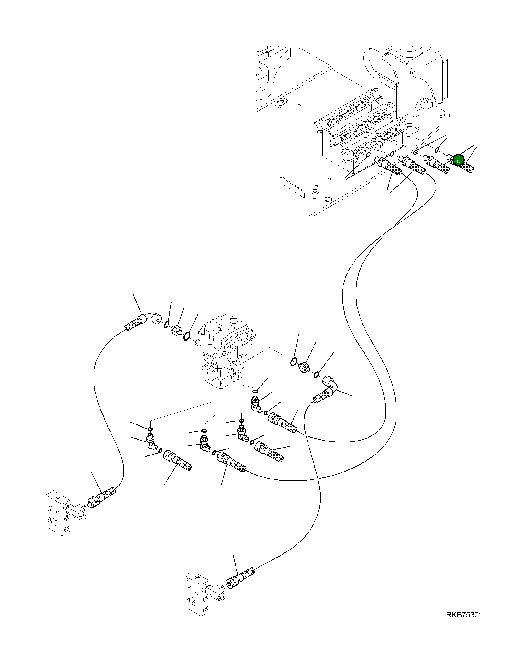 Кольцо 37A-62-14390  Komatsu