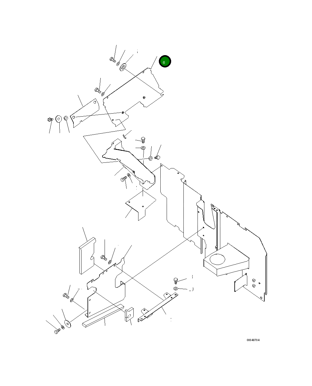 Крышка 20Y-54-78561 Komatsu