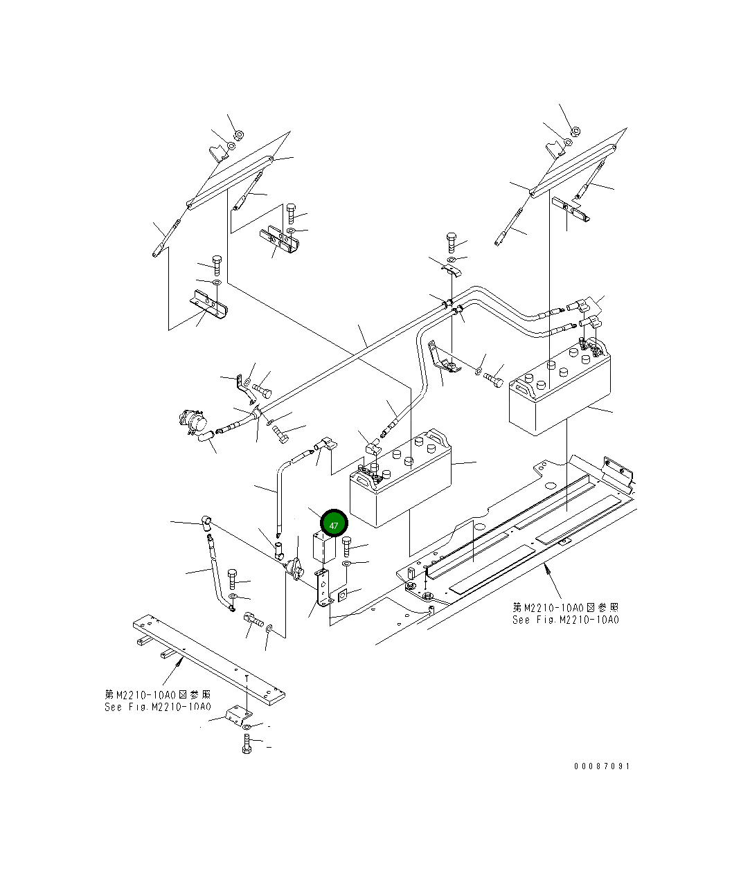 Крышка 134-06-73490 Komatsu
