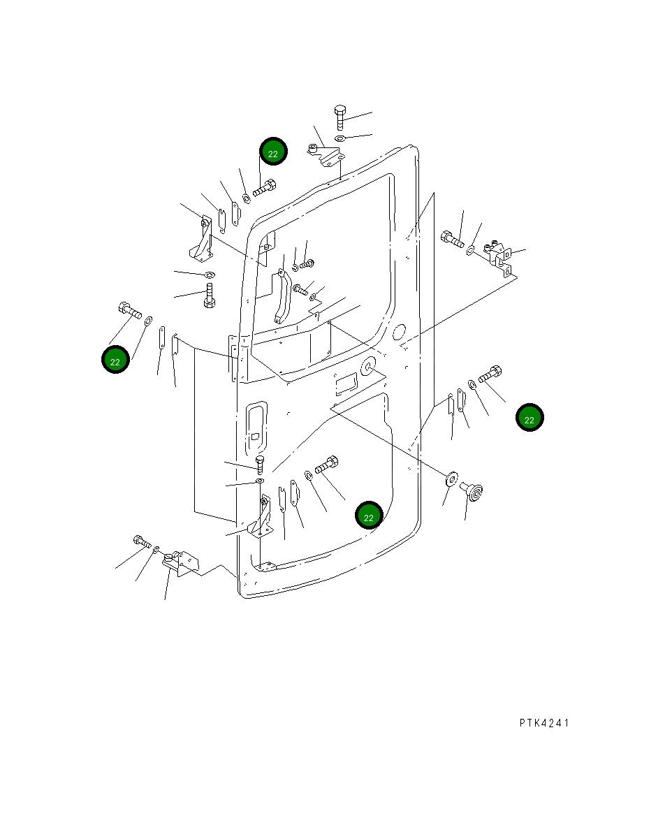 Болт 01010-80610 Komatsu