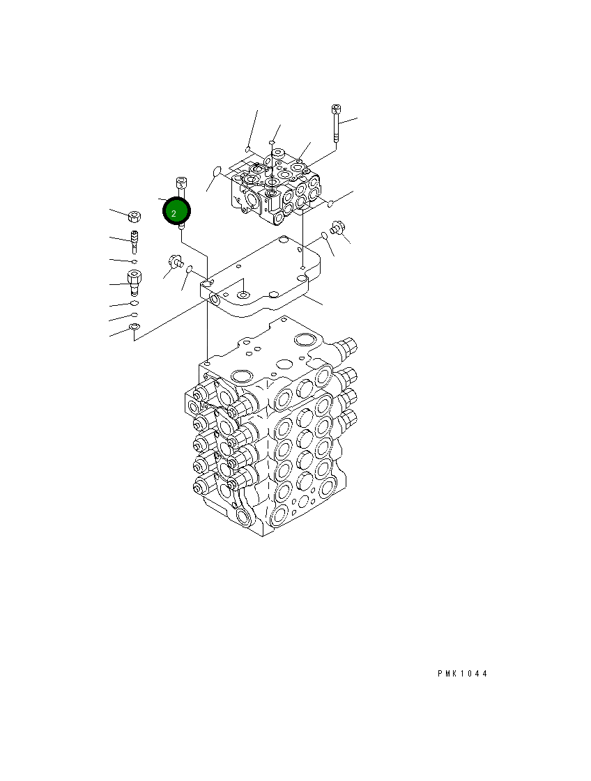 Болт TM8072-113 Komatsu