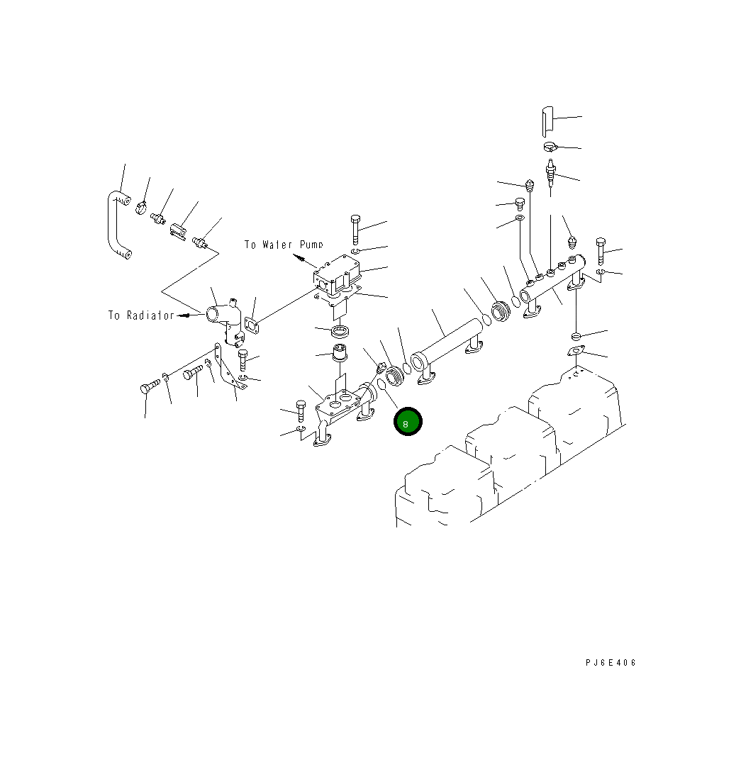 Кольцо уплотнительное (O-Ring) 07000-45075  Komatsu