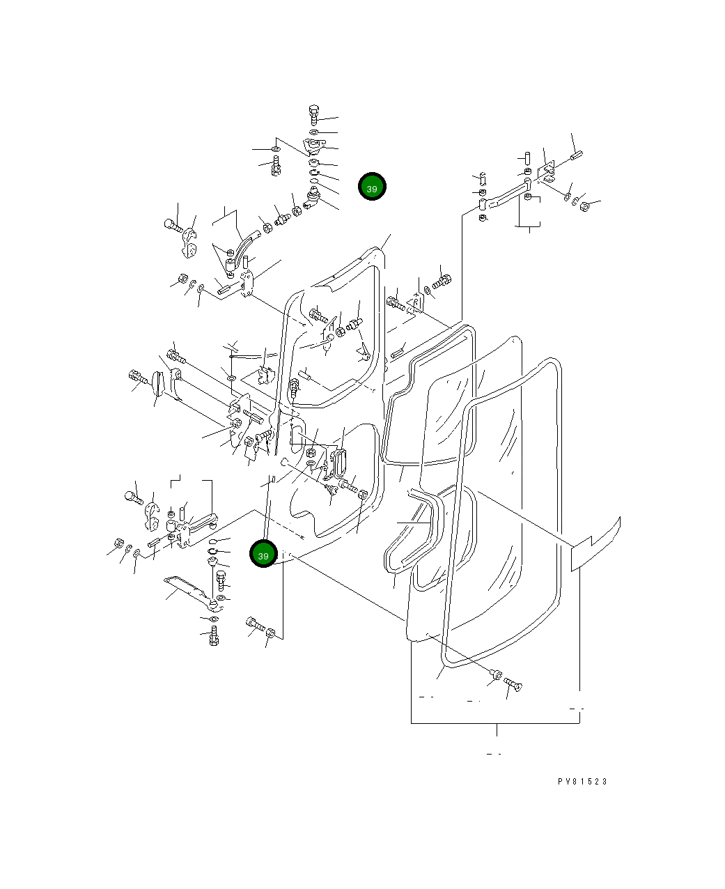 Кольцо YM22252-000420 Komatsu