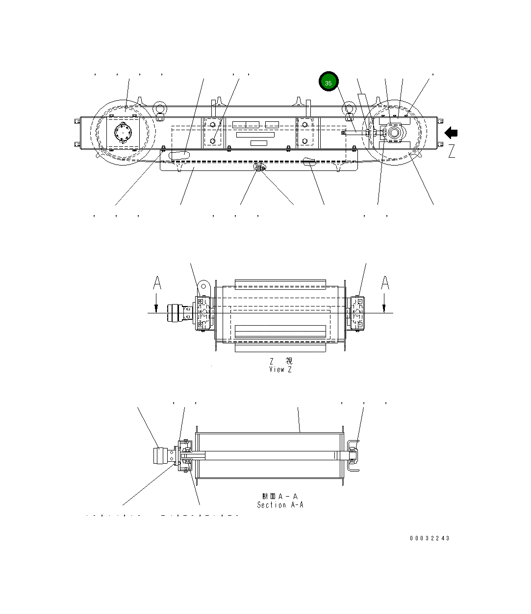 Болт MFS0000463 Komatsu