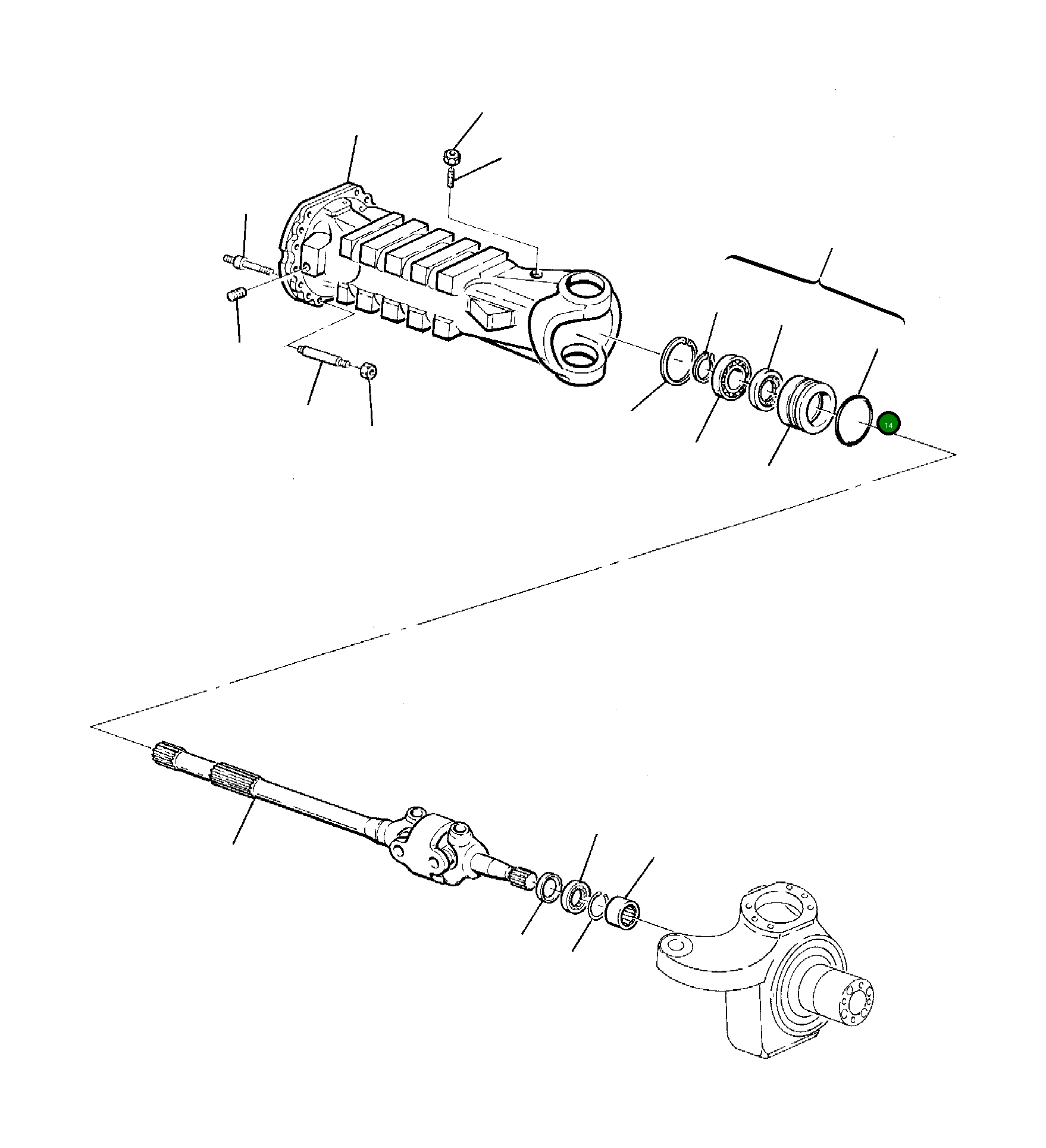 Кольцо уплотнительное (O-Ring) 21D-23-12280  Komatsu