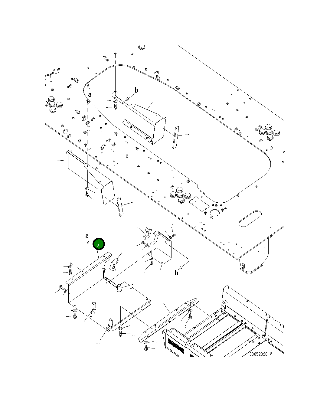 Крышка 21T-54-39141 Komatsu