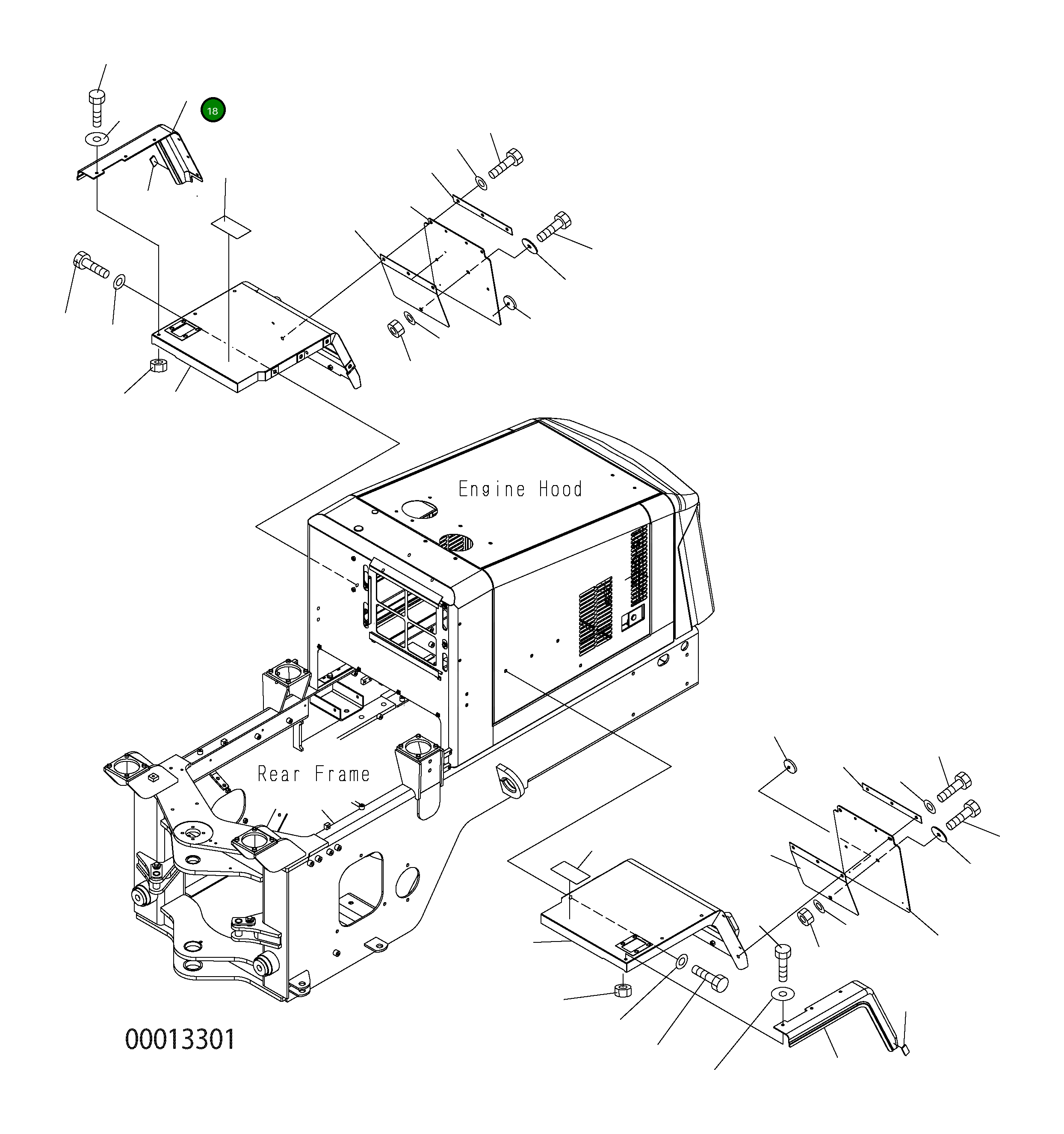 Крышка 416-54-32490 Komatsu