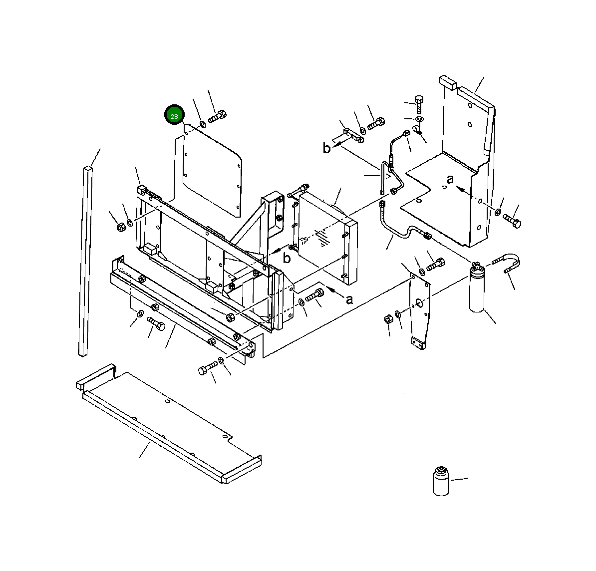 Крышка 209-979-5340  Komatsu
