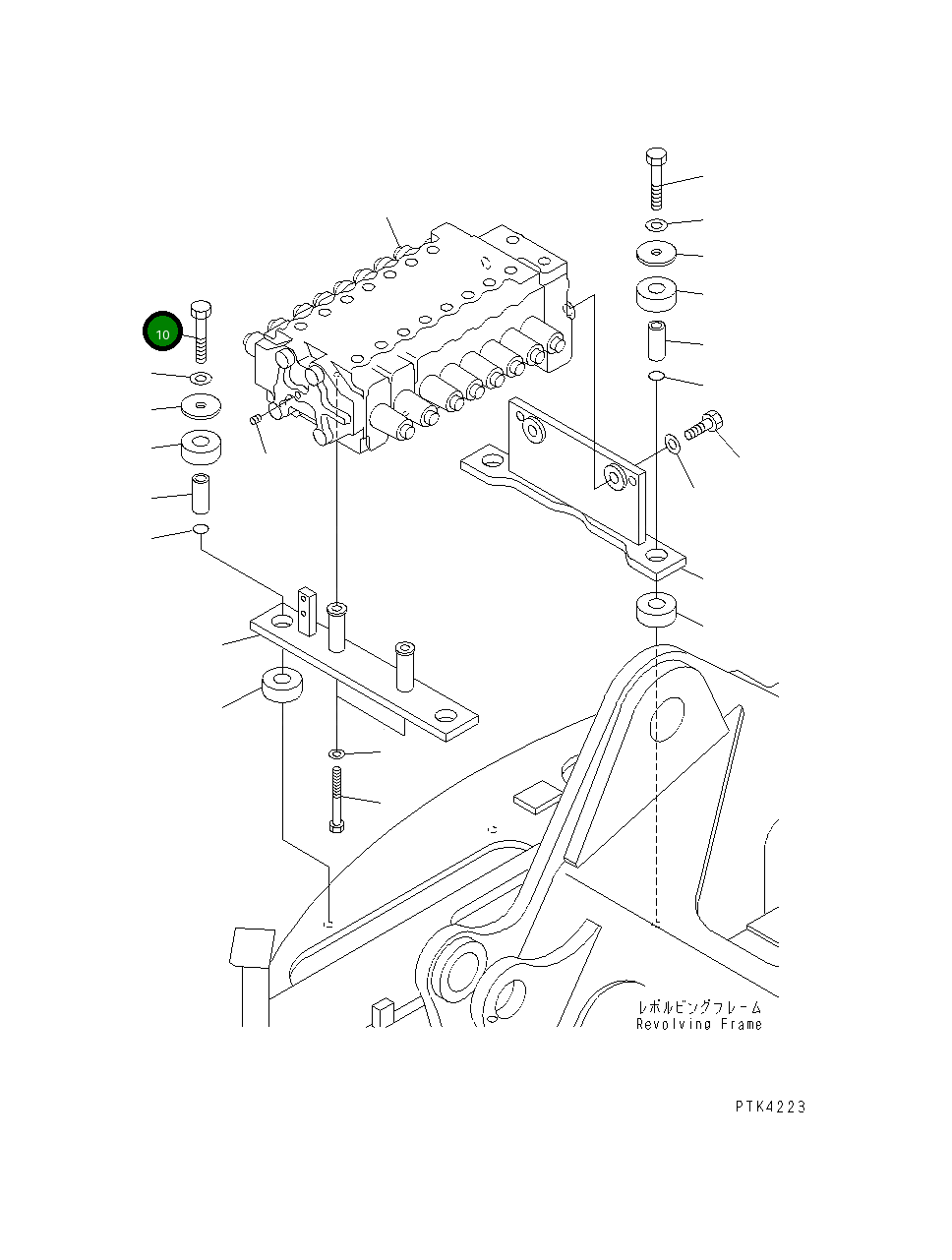 Болт 01011-81600 Komatsu