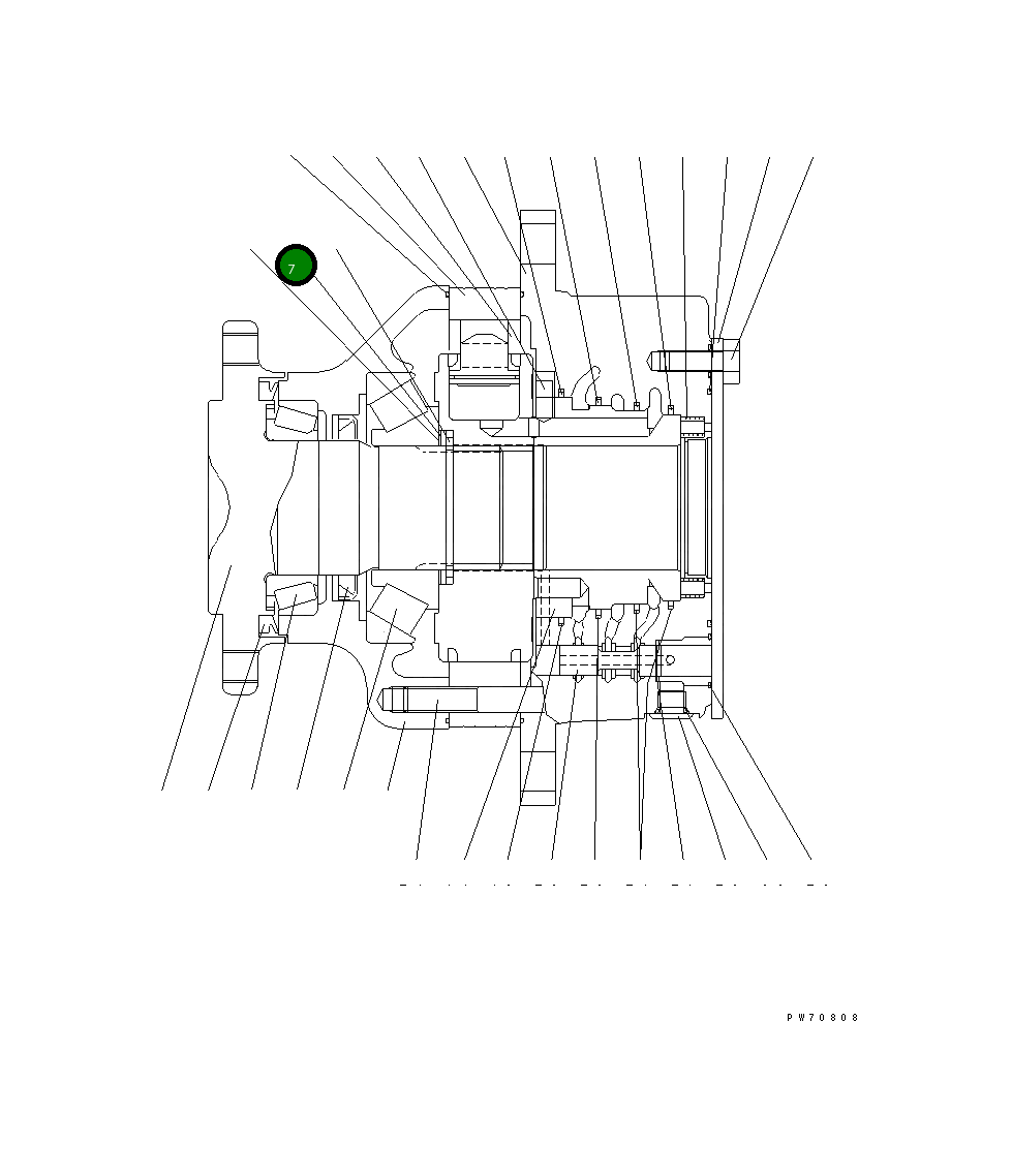 Кольцо 258-81-51370  Komatsu