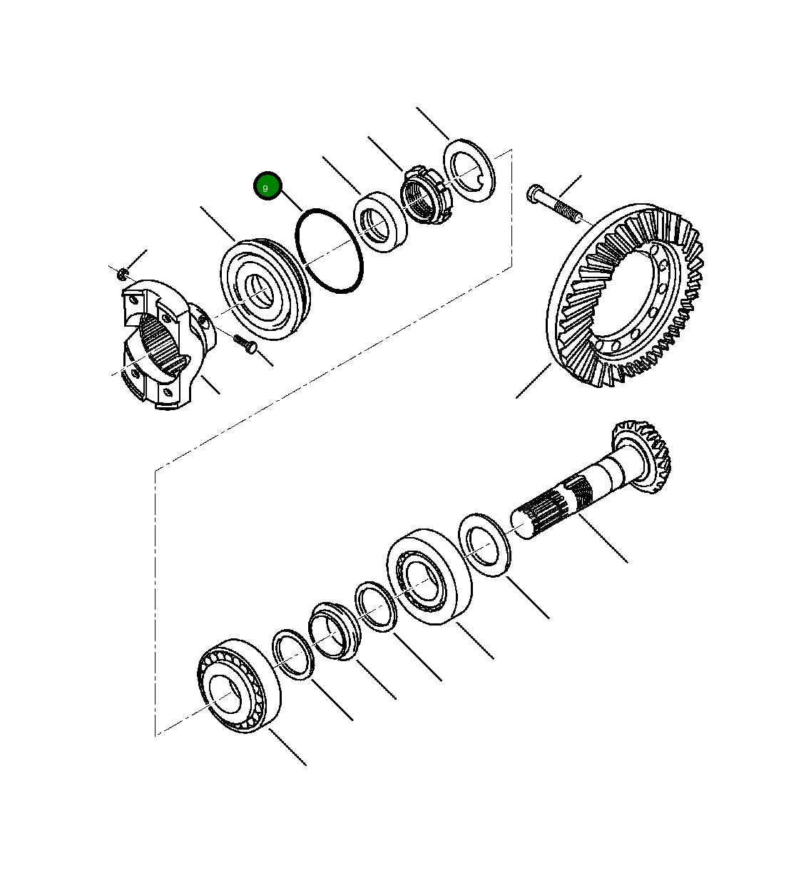 Кольцо уплотнительное (O-Ring) CA0028212 Komatsu