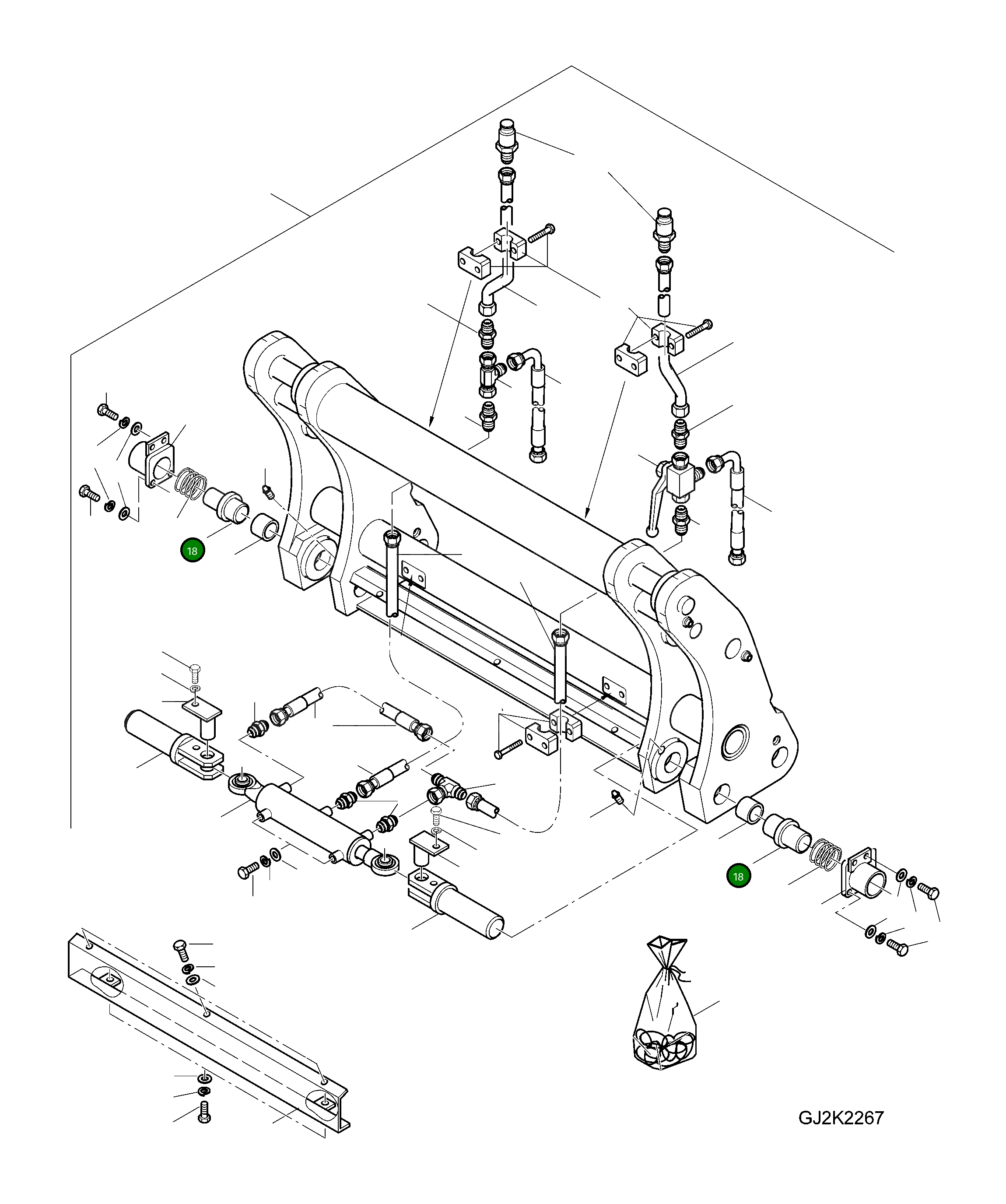 Болт 423-71-H0P25 Komatsu