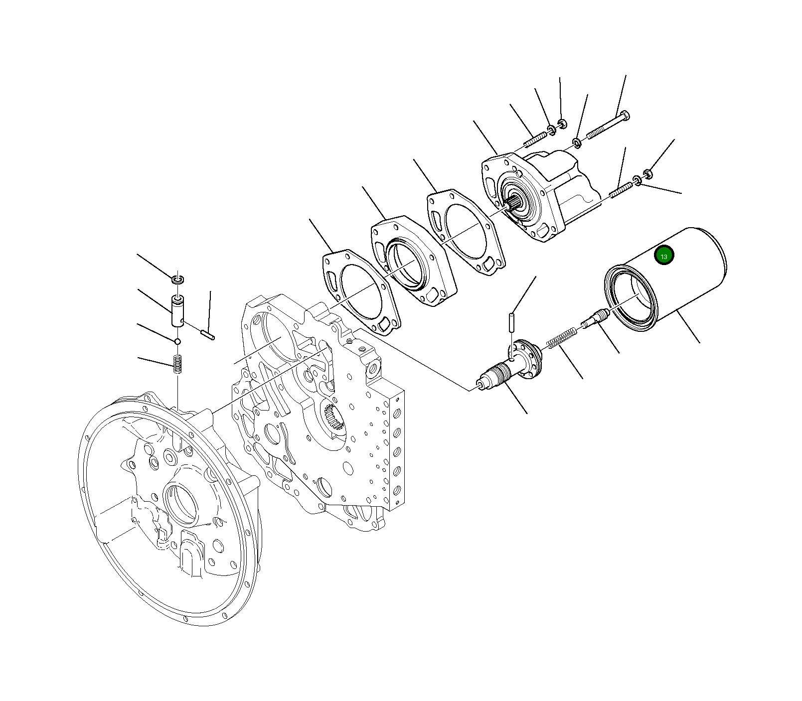 Болт DG7CM8145 Komatsu