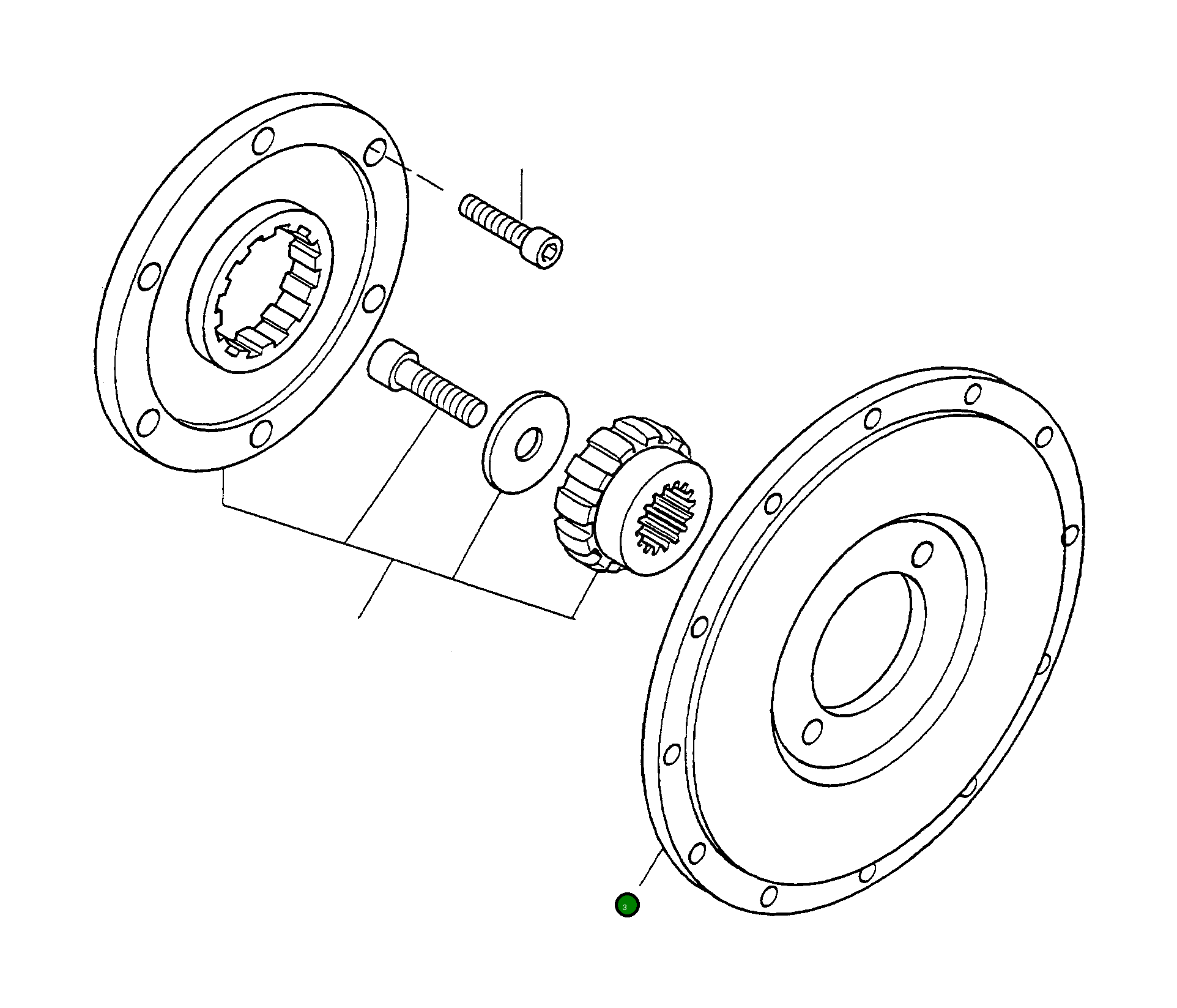 Крышка 4242010M91 Komatsu