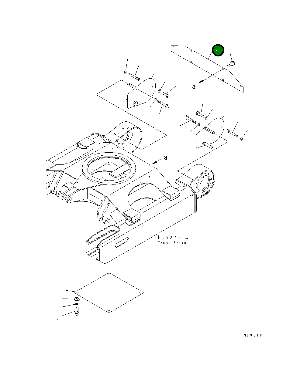 Крышка 20N-30-81161 Komatsu