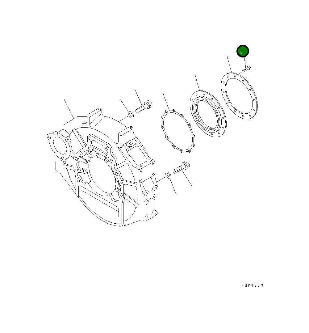 Болт CU3025802 Komatsu