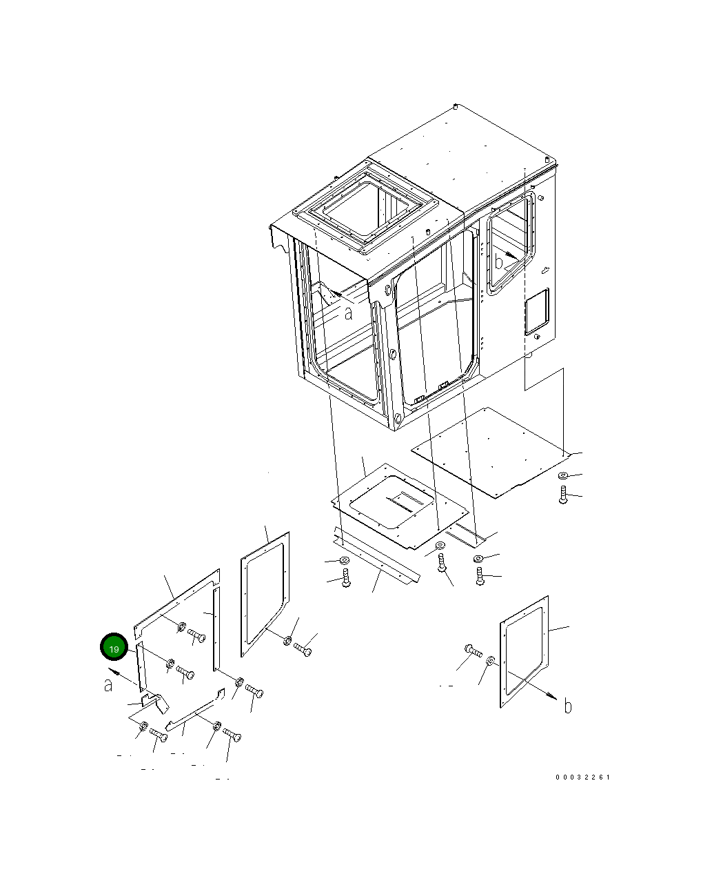 Крышка 207-54-89480 Komatsu