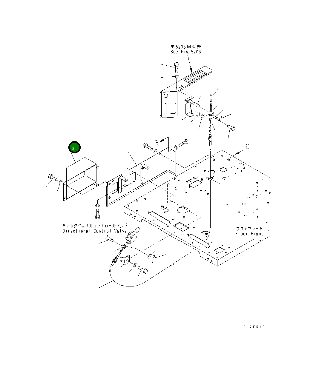 Крышка 234-60-72370 Komatsu