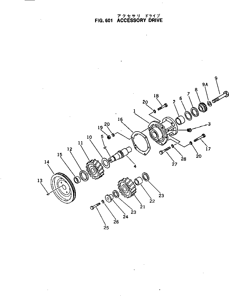 Болт CU206402  Komatsu
