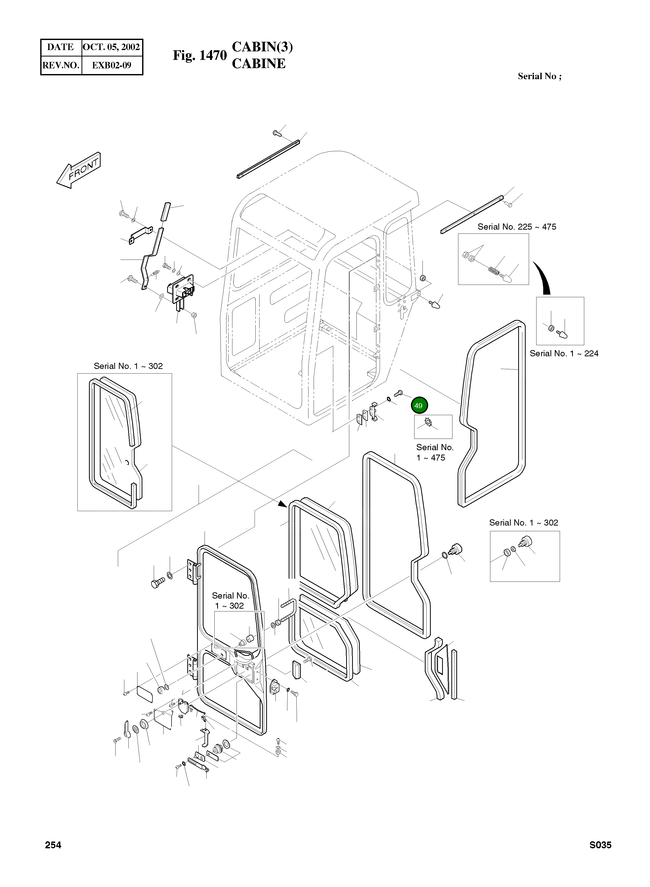 Болт G03SCR12369 Komatsu