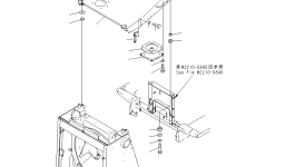Крышка 195-54-75591 Komatsu