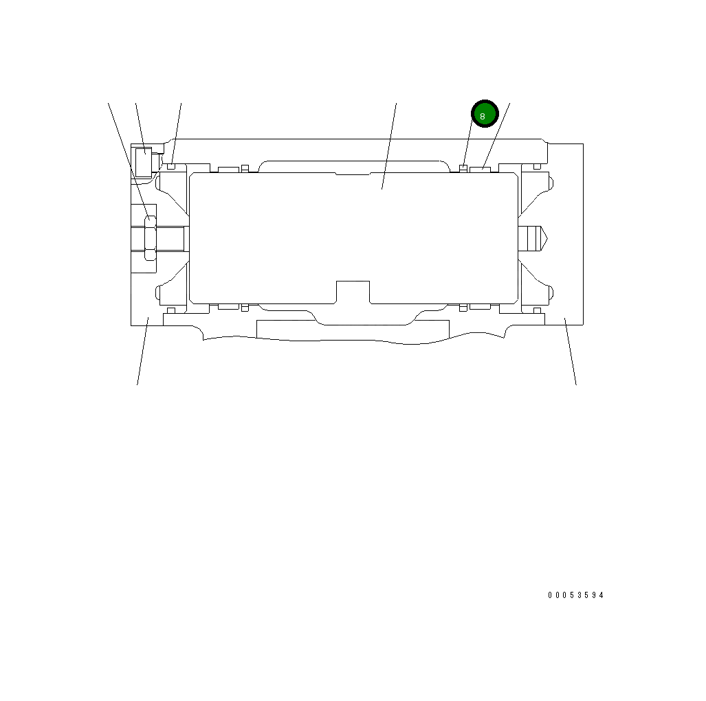 Кольцо UC1726001948 Komatsu