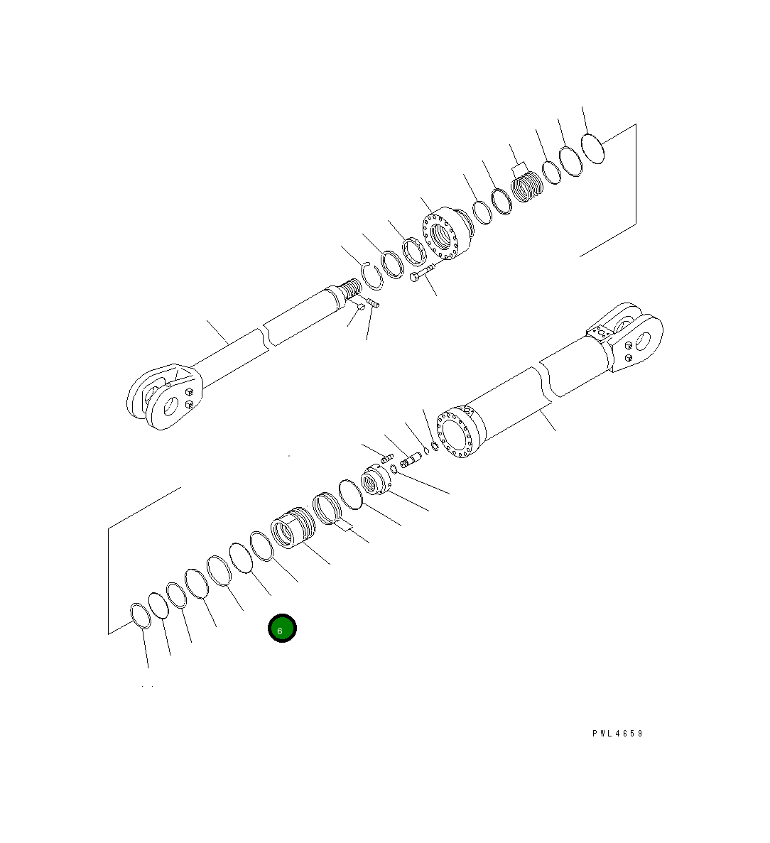 Кольцо DM63567140 Komatsu