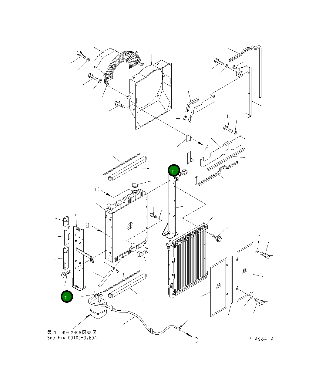 Болт 01435-20814 Komatsu