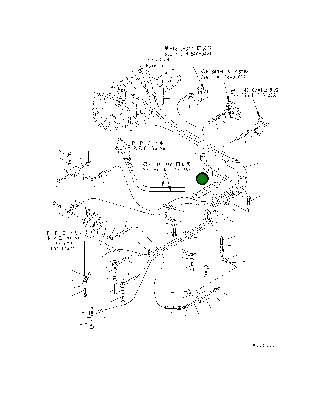 Крышка 20T-62-78270 Komatsu
