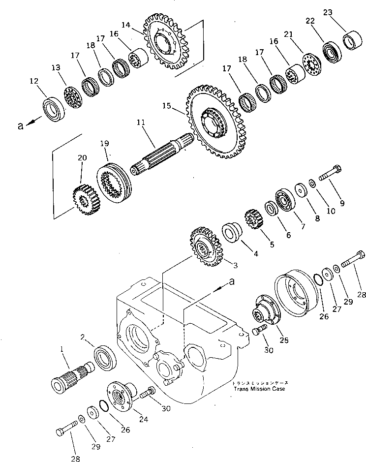 Болт 01051-51400  Komatsu