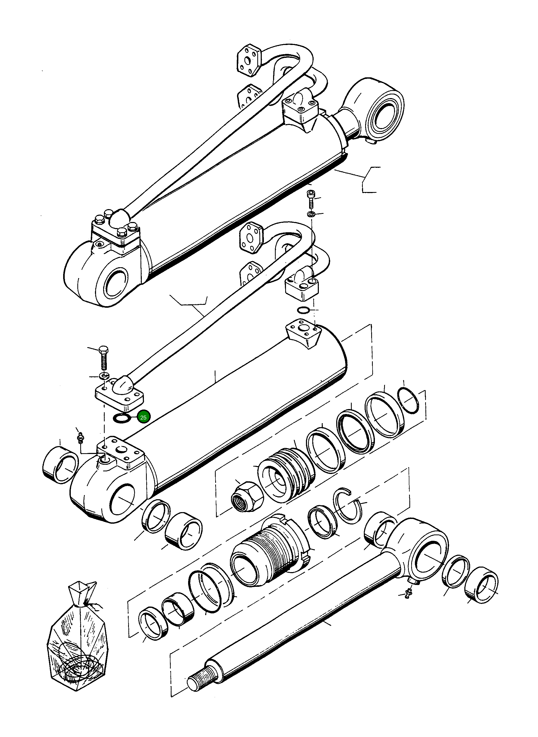 Кольцо уплотнительное (O-Ring) 4911348M1 Komatsu
