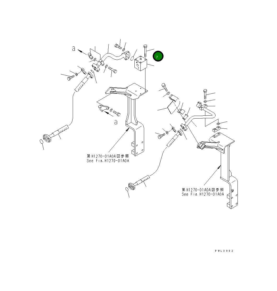 Болт 208-970-K180 Komatsu